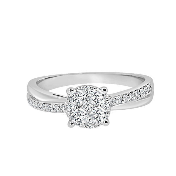 Premier diamond ring- B17842 | Diamonds Dubai