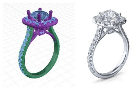 Cad ring 2024 design online